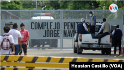 Fachada del sistema penitenciario de Nicaragua. Foto Houston Castillo, VOA.