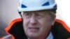El primer ministro británico Boris Johnson en Tilbury Docks en Tilbury, Inglaterra el 31 de enero del 2022. 