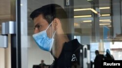 Novak Đoković na aerodromu "Nikola Tesla" u Beogradu