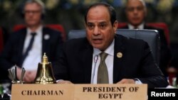 Le président égyptien Abdel Fattah al-Sisi lors d'un sommet entre la Ligue arabe et l'Union européenne, à Charm el-Cheikh, en Égypte, le 24 février 2019. (Photo: REUTERS/Mohamed Abd El Ghany)