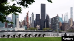 The Trump World Tower is pictured in the Manhattan borough of New York, May 1, 2019.