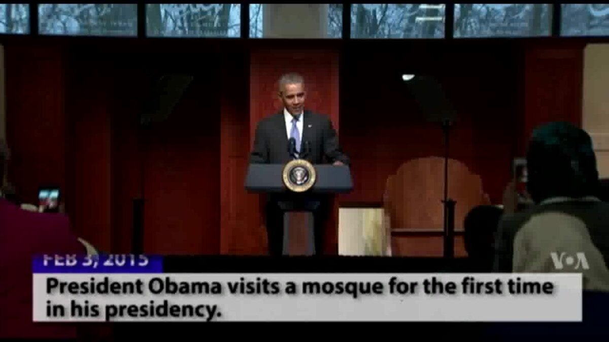 Excerpt From Obama Speech At US Mosque