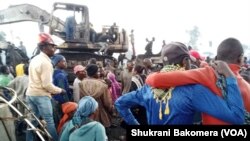 Angry mob sets ablaze MONUSCO vehicles in Kanyaruchinya DRC. Taken November 2, 2022