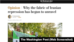دیوید ایگنیشس در واشنگتن به دلایل فروپاشی بافت سرکوب در ایران پرداخته