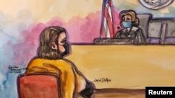 David Wayne DePape, 42, who is charged with breaking into U.S. House Speaker Nancy Pelosi's San Francisco home and attacking her husband, appears before San Francisco Superior Court Judge Diane Northway, Nov. 1, 2022 in this courtroom sketch. (Reuters/Vicki Behringer)