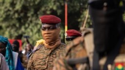 Le capitaine Ibrahim Traoré, président de transition du Burkina Faso, avait pris le pouvoir par un coup d'Etat militaire le 30 septembre 2022.