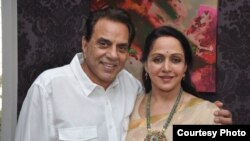 Dharmendra and Hema Malini