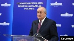 O'zbekiston Tashqi ishlar vaziri Abdulaziz Komilov, Toshkent, 8-fevral, 2022 (Uzbekistan MFA) 