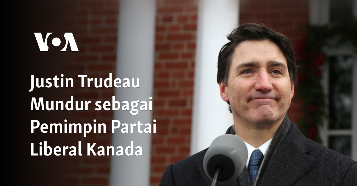 Justin Trudeau Mundur sebagai Pemimpin Partai Liberal Kanada