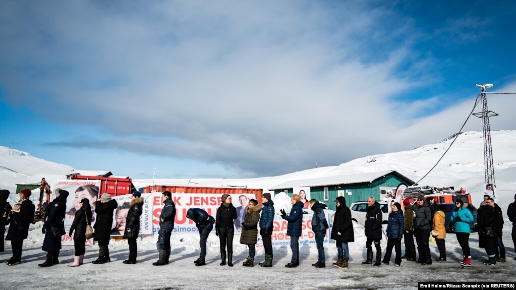 格陵兰选民2021年4月6日举行议会选举(photo:VOA)