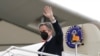 US Secretary of State Antony Blinken waves as he steps from his plane upon arrival to attend the meeting of the Quadrilateral Security Dialogue (Quad) foreign ministers in Melbourne, Australia, Feb. 9, 2022. 