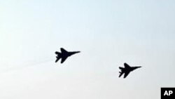 북한 전투기 훈련 장면 (자료사진)