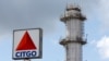 Un cartel anuncia a Citgo Petroleum la compañía venezolana ubicada en EEUU. 