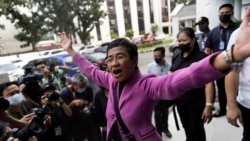 菲律賓一家法院宣判著名記者雷薩一項逃稅罪名不成立