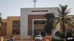 La Cour d'appel de Bamako, le 30 décembre 2022. (Photo STRINGER / AFP)