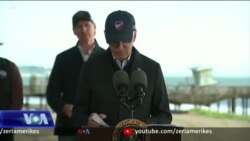 Presidenti Biden inspekton dëmet nga përmbytjet në Kaliforni, premton ndihmë