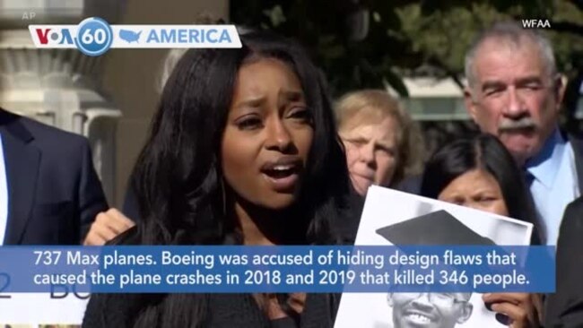 VOA60 America - Boeing Pleads Not Guilty to Misleading Regulators