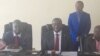 Douglas Mwonzora addressing a press conference in Harare on Monday, Feb 6, 2023