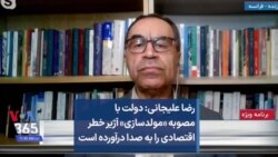 رضا علیجانی: دولت با مصوبه «مولدسازی» آژیر خطر اقتصادی را به صدا درآورده است