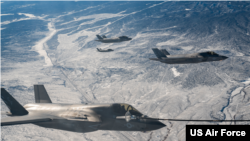 美國、英國和澳大利亞2023年2月8日在美國西部內華達州的耐利斯空軍基地舉行了聯合空戰演習。 （美國空軍照片）