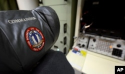 A chair in an underground nuclear missile control room. (AP Photo/Charlie Riedel, File)