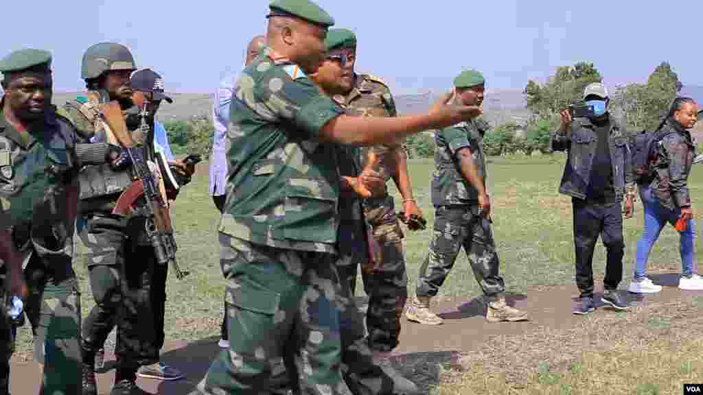 Jeshi la DRC likifika katika tukio la mlipuko wa bomu.
