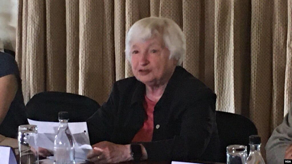 US Treasury Secretary Janet Yellen