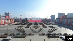 지난 2018년 2월 평양 김일성광장에서 건군 70주년을 기념하는 대규모 열병식이 열렸다.