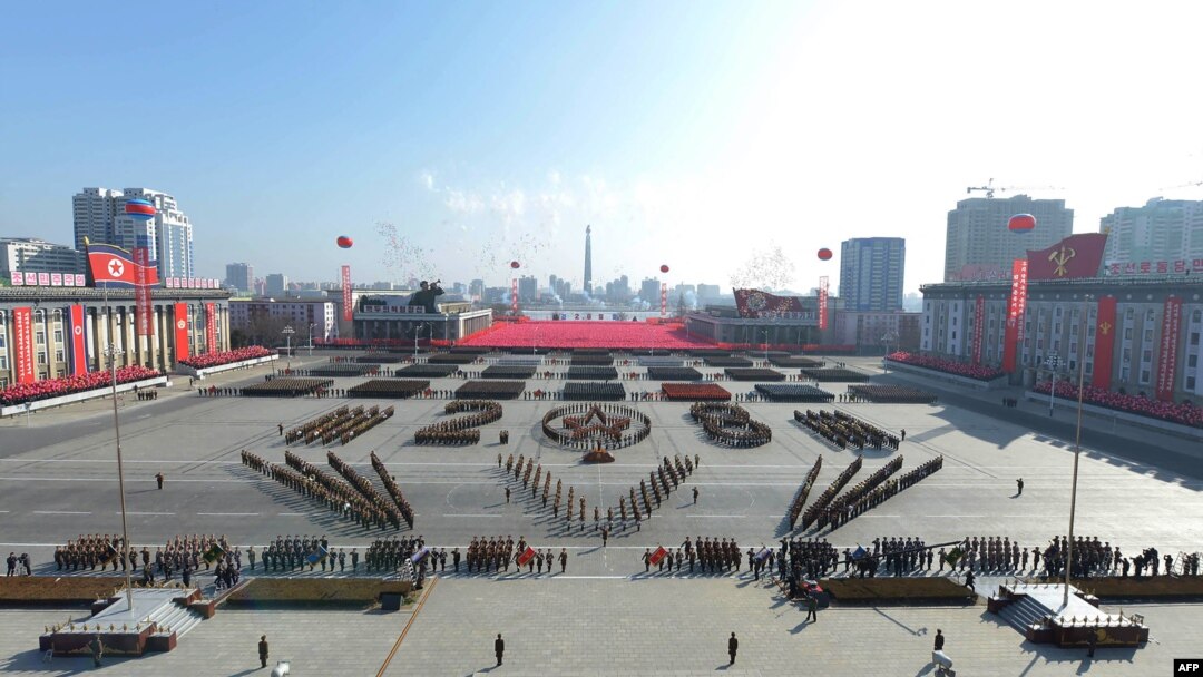 지난 2018년 2월 평양 김일성광장에서 건군 70주년을 기념하는 대규모 열병식이 열렸다.