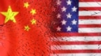 Quốc kỳ Trung Quốc và Hoa Kỳ.