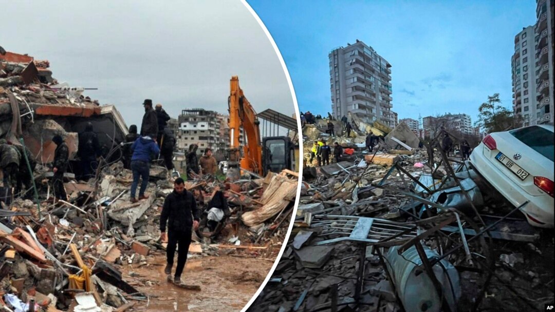 Zilzila. Turkiya va Suriya, 6-fevral, 2023. 