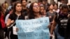 Relatives of the victims of recent protests hold a demonstration against the government of Peruvian President Dina Boluarte in Lima, Peru, Jan. 28, 2023. 
