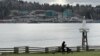 The end of the Trans Mountain Pipeline in Burnaby, British Columbia, as seen from Cates/Whay-Ah-Wichen Park in North Vancouver. (Craig McCulloch/VOA)