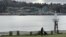 The end of the Trans Mountain Pipeline in Burnaby, British Columbia, as seen from Cates/Whay-Ah-Wichen Park in North Vancouver. (Craig McCulloch/VOA)