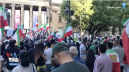 تجمع مخالفان جمهوری اسلامی در ملبورن استرالیا