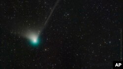 Foto komet hijau C/2022 E3 (ZTF) pada 19 Desember 2022 (foto: dok). 