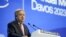 Sekrete Jeneral Nasyonzini Antonio Guterres pran la pawol pandan rakont o some ekonomik Mondyal Davos la nan peyi la Suis, Mekredi 18 Janvye 2018. 