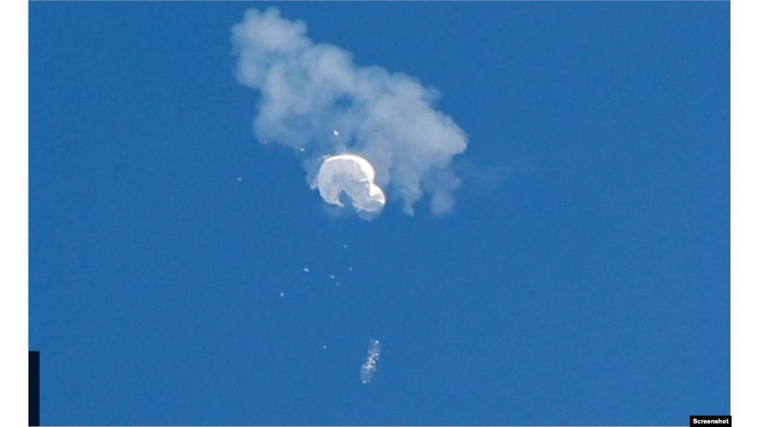 U.S. Shoots Down Suspected Chinese Spy Balloon