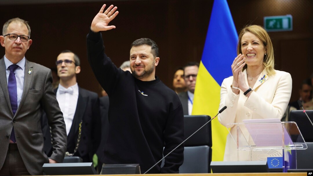 Украинскиот претседател им се заблагодари на европските лидери за континуираната помош и рече дека Украина ќе излезе од војната како победник
