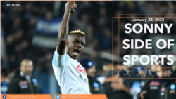 Sonny Side of Sports: Nigerian Footballers Victor Osimhen, Ademola Lookman Leading Italy's Series A in Scoring & More