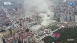 Hatay'daki Yıkımın Havadan Görüntüsü