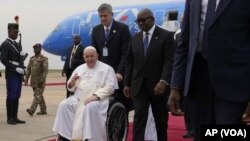 Fafaroma Francis Ya Kai Sakon Zaman Lafiya A Afirka Ta Tsakiya