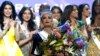 Miss USA R'Bonney Gabriel (C) celebrates after winning the 71st Miss Universe competition at the New Orleans Ernest N. Morial Convention Center in New Orleans, Louisiana, Jan. 14, 2023.