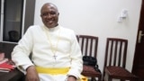 Rev. John Loboka, regional Superior of the Apostles of Jesus in South Sudan and Sudan, pictured in an interview with VOA in Juba, South Sudan, Feb. 10, 2023. (VOA/Juliana Siapai)