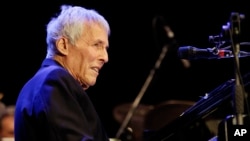 FILE - Composer Burt Bacharach performs in Milan, Italy on July 16, 2011. 