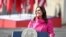 Foto Achiv: Gouvene Arkansas Sarah Huckabee Sanders apre li fin prete seman 10 Janvye 2023. 
