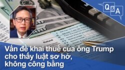 Vấn đề khai thuế của ông Trump cho thấy luật sơ hở, không công bằng
