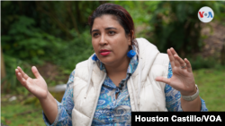 La exdiputada nicaragüense y analista política Edipcia Dubón. Foto Houston Castillo, VOA