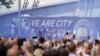 FILE - Fans welcome Manchester City players before the start of the English Premier League soccer match between Manchester City and Aston Villa at the Etihad Stadium in Manchester, England, May 22, 2022. 
