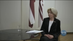 Міністерка оборони Латвії - про внесок країни в колективні зусилля з підтримки України. Відео